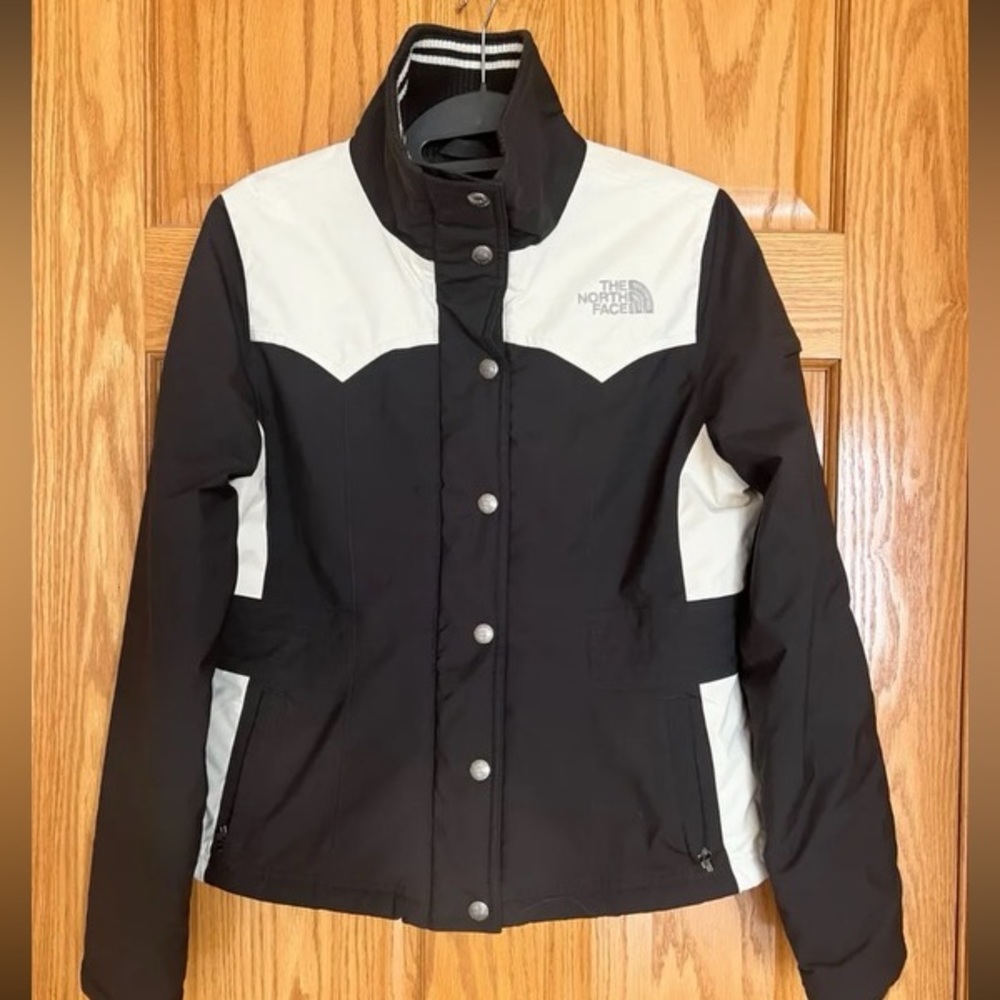 Black & White North Face Jacket